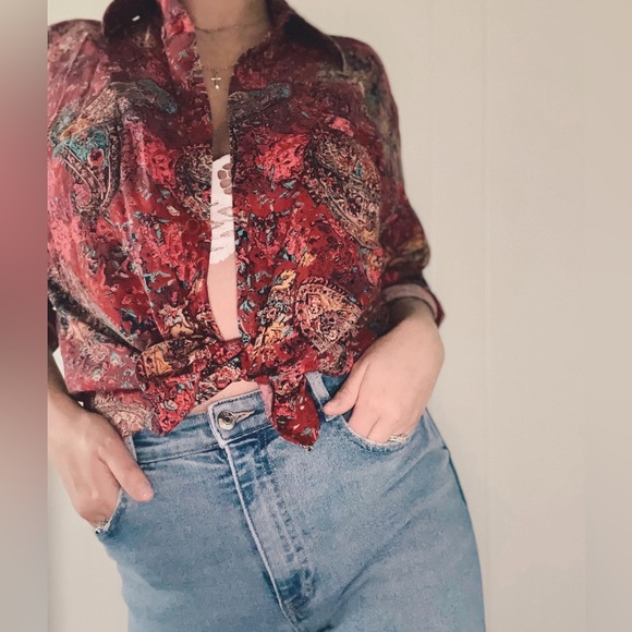 Vintage western- style button down shirt - Picture 4 of 4